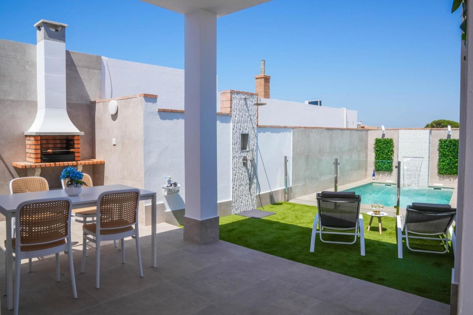 Villa A Estrenar Gallardo 3 Con Piscina Privada - Solo Parejas O Familias Conil De La Frontera